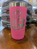 PRE ORDER - Quilting 9 to 5 20 oz. Tumbler with Clear Lid