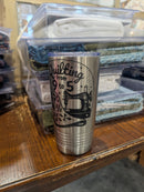 PRE ORDER - Quilting 9 to 5 20 oz. Tumbler with Clear Lid