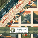 Paddle & Pine 10 inch stack topped with an outdoor poster print