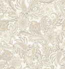 Quilt Dakota Shop Hop - Quilting Fabric Wideback - Paisley  - Cream