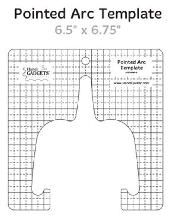 HQ Pointed Arc Template