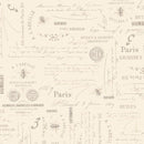 Bee Script - Cream - 108"