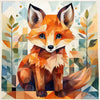 Woodland Animals Collection - Paper Card - Baby Fox