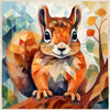 Woodland Animals Collection - Paper Card - Baby Squirrel