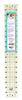 Quilter's Select 2-1/2 by 18 inch non-slip quilting ruler in its package