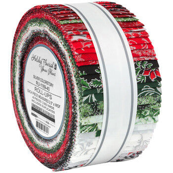 Holiday Flourish - Snow Flower - Silver Colorstory Roll Up