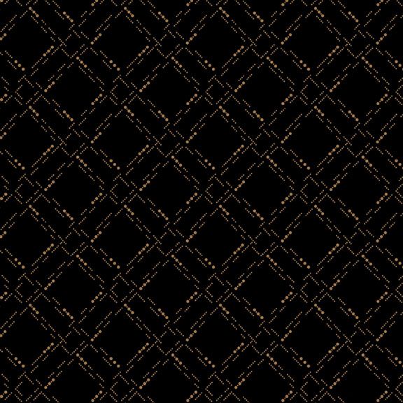 Paula's New Companions - Dotted Grid Black