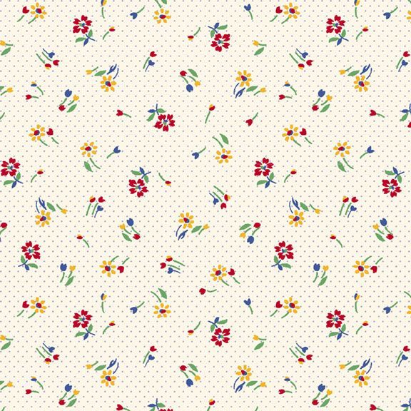 Blooms - Cream - 108"