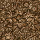 Floral 108" - R361014D  COFFEE