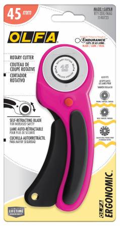 45mm Ergonomic Rotary Cutter Magenta