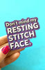 Sticker – Resting Stitch Face