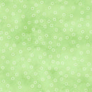 Sorbet Flannel Fabric Blender Petite Circles Green