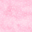 Sorbet Flannel Fabric Blender Petite Circles Pink