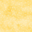 Sorbet Flannel Fabric Blender Petite Circles Yellow