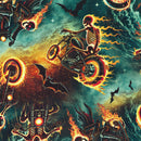 Fiery Legion Night Novelty Fabric | Robert Kaufman