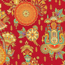 Ancient Beauty - Medallions Crimson