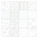 Star Spangled Whites - Quilting Fabric - 10x10s