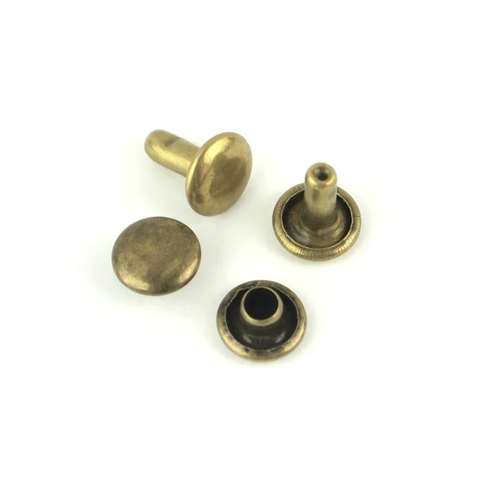 Medium Rivets 24 MEDIUM RIVETS 8MM Antique