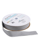 Riley Blake Designs Single-Fold Quilt Binding Micro Gingham Gray