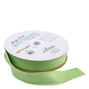 Riley Blake Designs Single-Fold Quilt Binding Micro Gingham Green