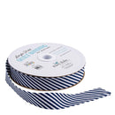Riley Blake Designs Single-Fold Quilt Binding 1/8" Stripe Navy
