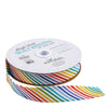 Riley Blake  -  Single-Fold Quilt Fabric Binding -  Micro Stripe Rainbow