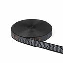 Silver Chevron Webbing 1-1/2in x 5 Yards