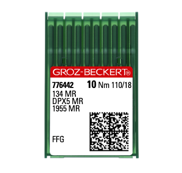 Groz Beckert 10 Aghi Sistema 134 LR 10 Aghi circolari per Macchina da Cucire, per Pelli, Spessore 60/8 Groz Beckert 10 Aghi Sistema 134 LR 10 Aghi circolari per Macchina da Cucire, per Pelli, Spessore 60/8