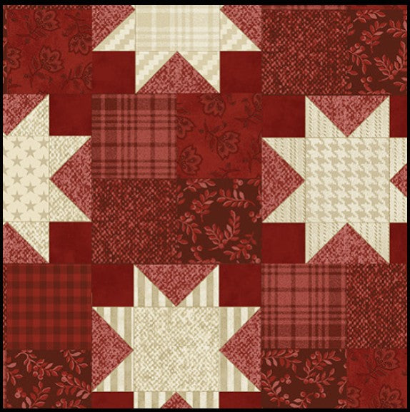 American Spirit Patch Red 44" Wide 6-Yard Cut