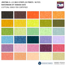 Watermark - 2.5" Strips Multi Color