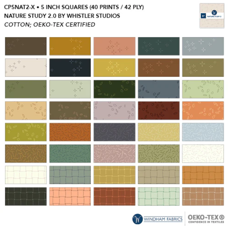 Nature Study 2.0 - 5" Squares Multi