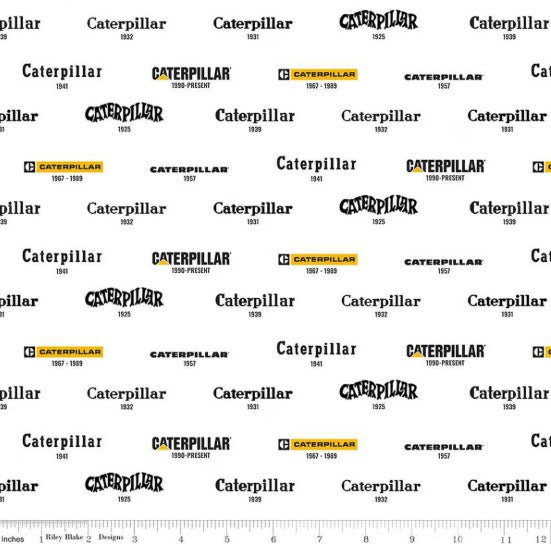 Caterpillar® 100 Years - Vintage Logos White