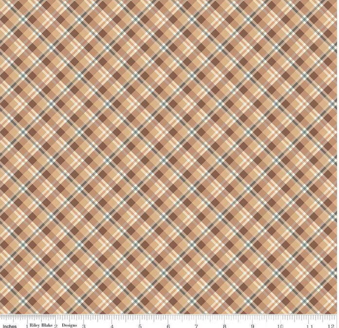Evening on the Prairie - Prairie Plaid Sienna