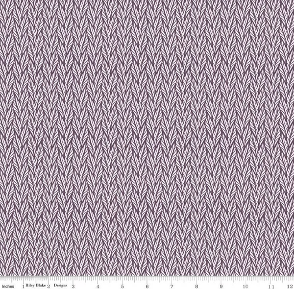 Evening on the Prairie - Geo Leaves Purple