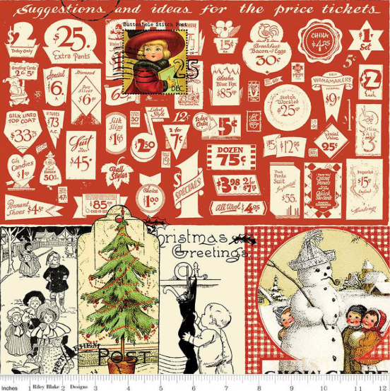 Classic Christmas - Christmas Collage Parchment