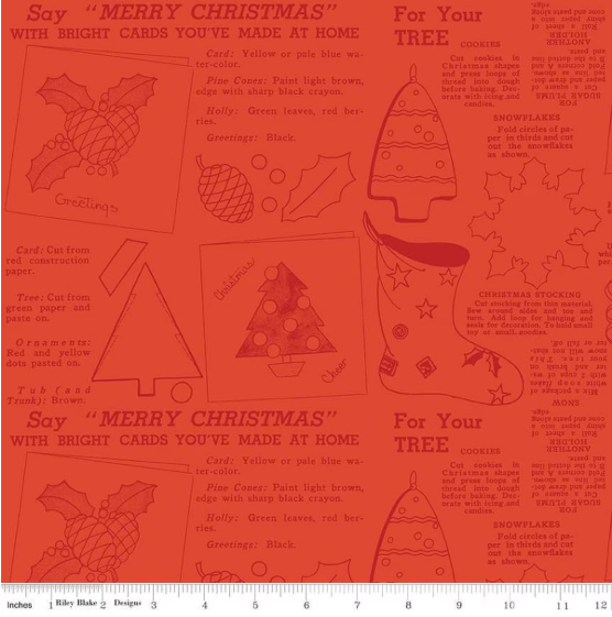 Classic Christmas - Handmade Red