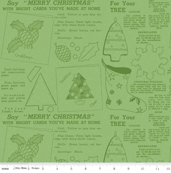 Classic Christmas - Handmade Green