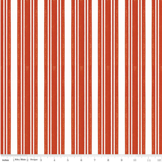Classic Christmas - Stripe Red