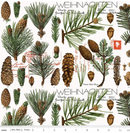 Classic Christmas - Botanical Pines White