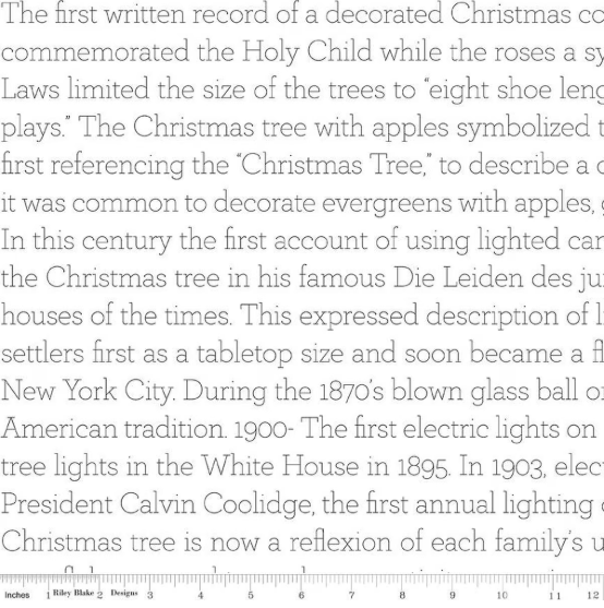 Classic Christmas - History of the Tree Text White