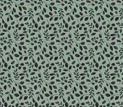 Garden Leaves Quilting Cuddle - Green