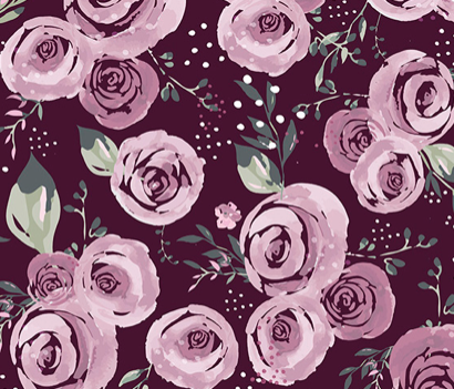 Garden Roses Quilting Cuddle - Woodrose