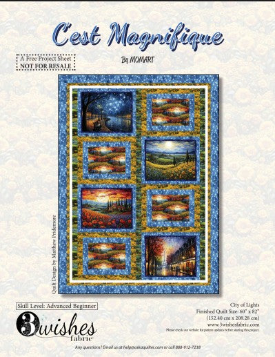 C'est Magnifique Quilt Kit