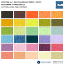 Watermark - 5" Squares Multi Color