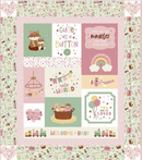 Cute as a Button Girl Panel Quilt Kit