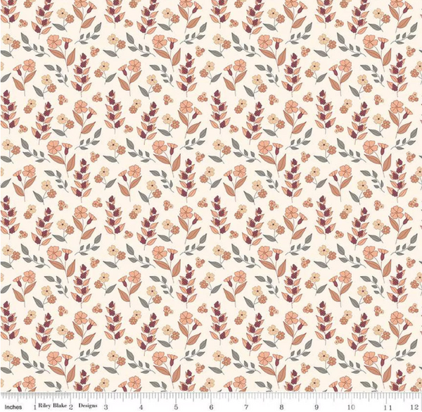 Evening on the Prairie - Autumn Floral Cream
