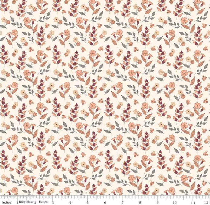 Evening on the Prairie - Autumn Floral Cream