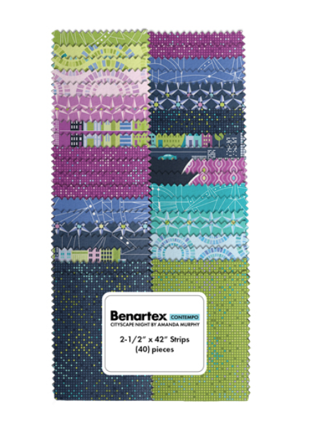 Cityscape Night Strip Pie