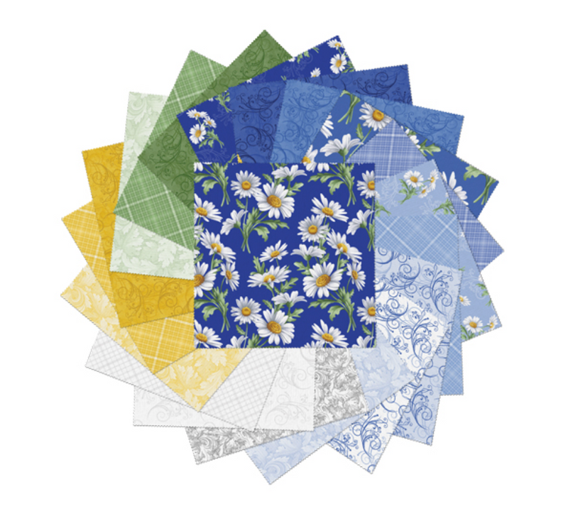 All About Daises 10x10 Squares