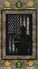 Army Triptych Quilt Kit